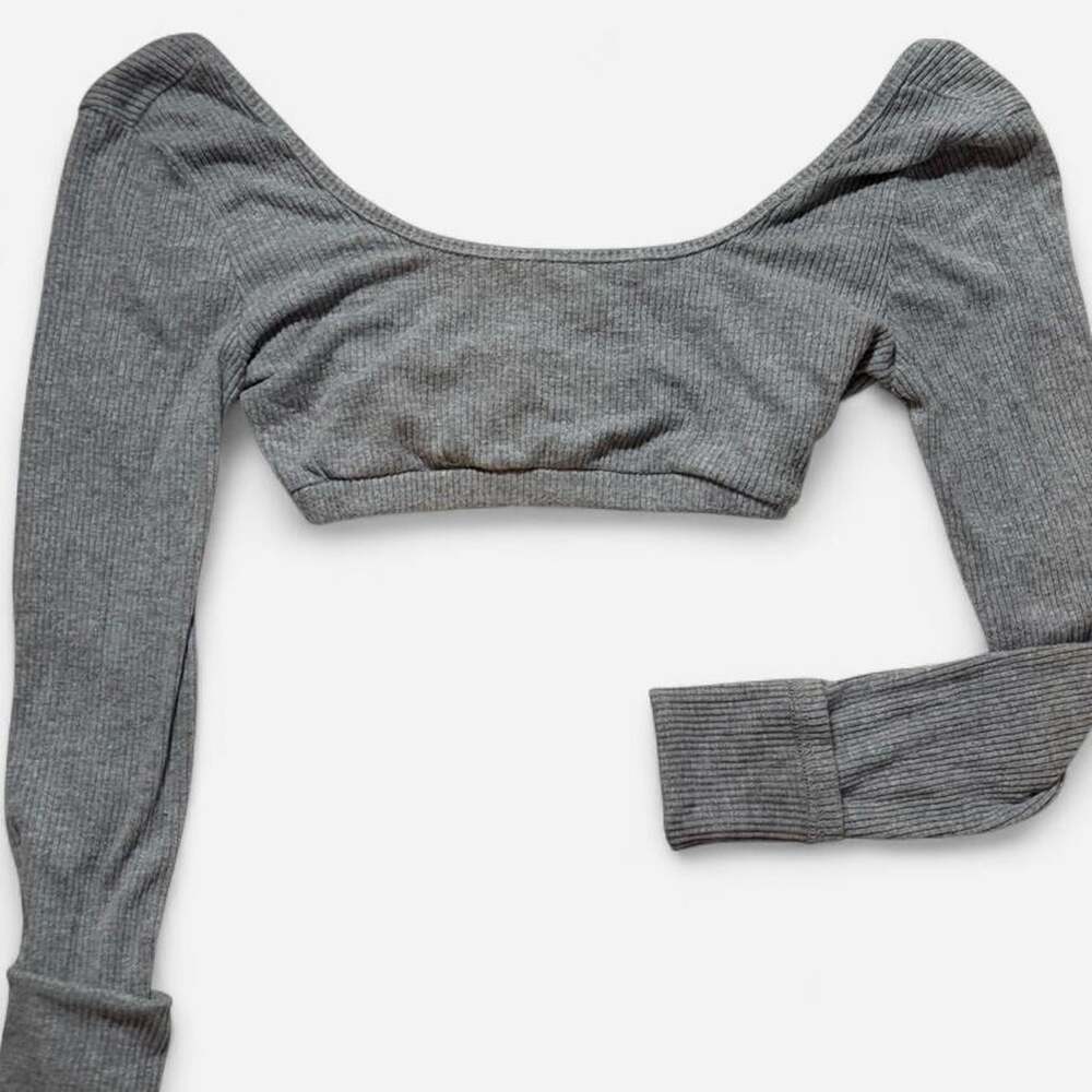 Edikted Women's Grey Crop-top